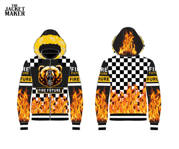 Custom Fire Future Leather Jacket 1/4 Installment