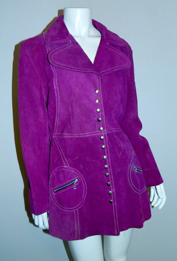 Custom Maria Lupoi Suede Coat 1/2 Installment