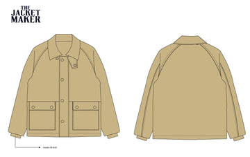 Custom Jordan Guske Brown Cotton Jacket