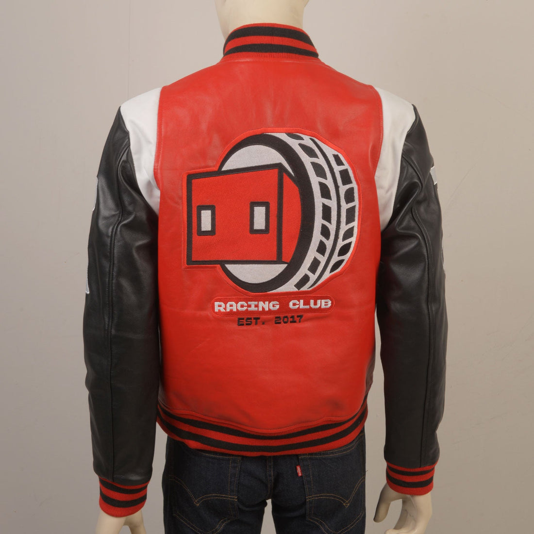 Custom Skip Media Leather Jacket X 13
