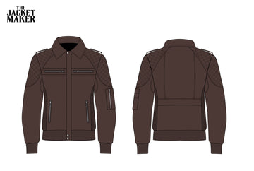 Custom Nerdy Isaiahford Leather Jacket