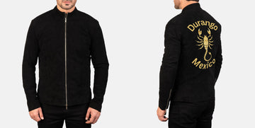 Custom Manuel Hernandez Suede Jacket