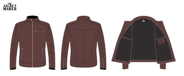 Custom Zeina Alshughri  Leather Jacket 1/2 Installments