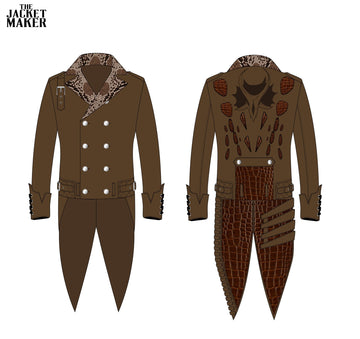 Custom Lukeoc Leather Coat 1/2 Installment