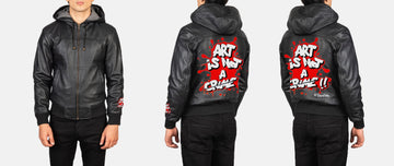 Custom Raya-style Leather Jacket 1/2 Installment