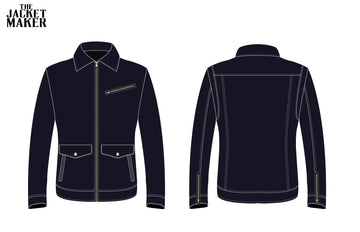 Custom Trenton Pulsipher Denim Jacket 1/2 Installments
