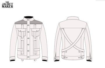 Custom Jaelyn Newman Denim Jacket