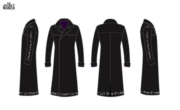 Custom Andrew Scott Leather Coat