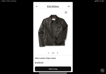 Custom Tony O’Neill Leather Jacket
