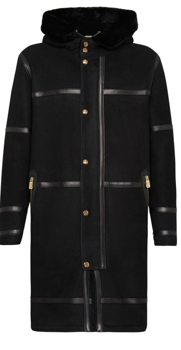 Custom Michael Steven Leather Coat 1/2 Installments