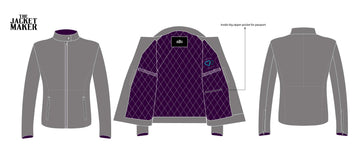 Custom Shawna Walsh Leathe Jacket 1/3 installments