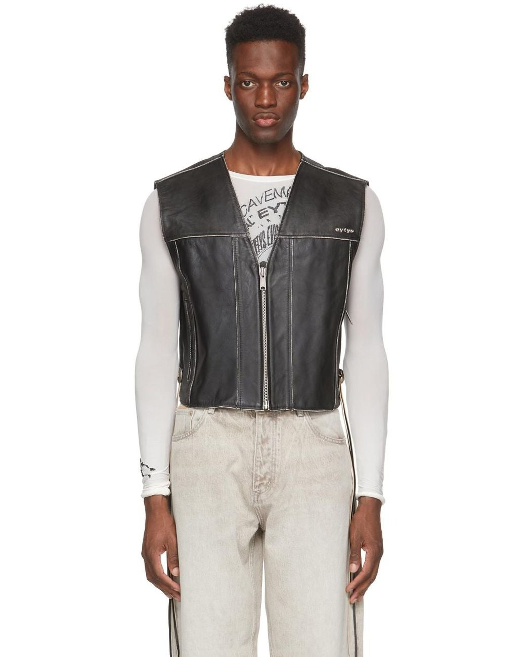 Custom Brittney Rose Leather Vest