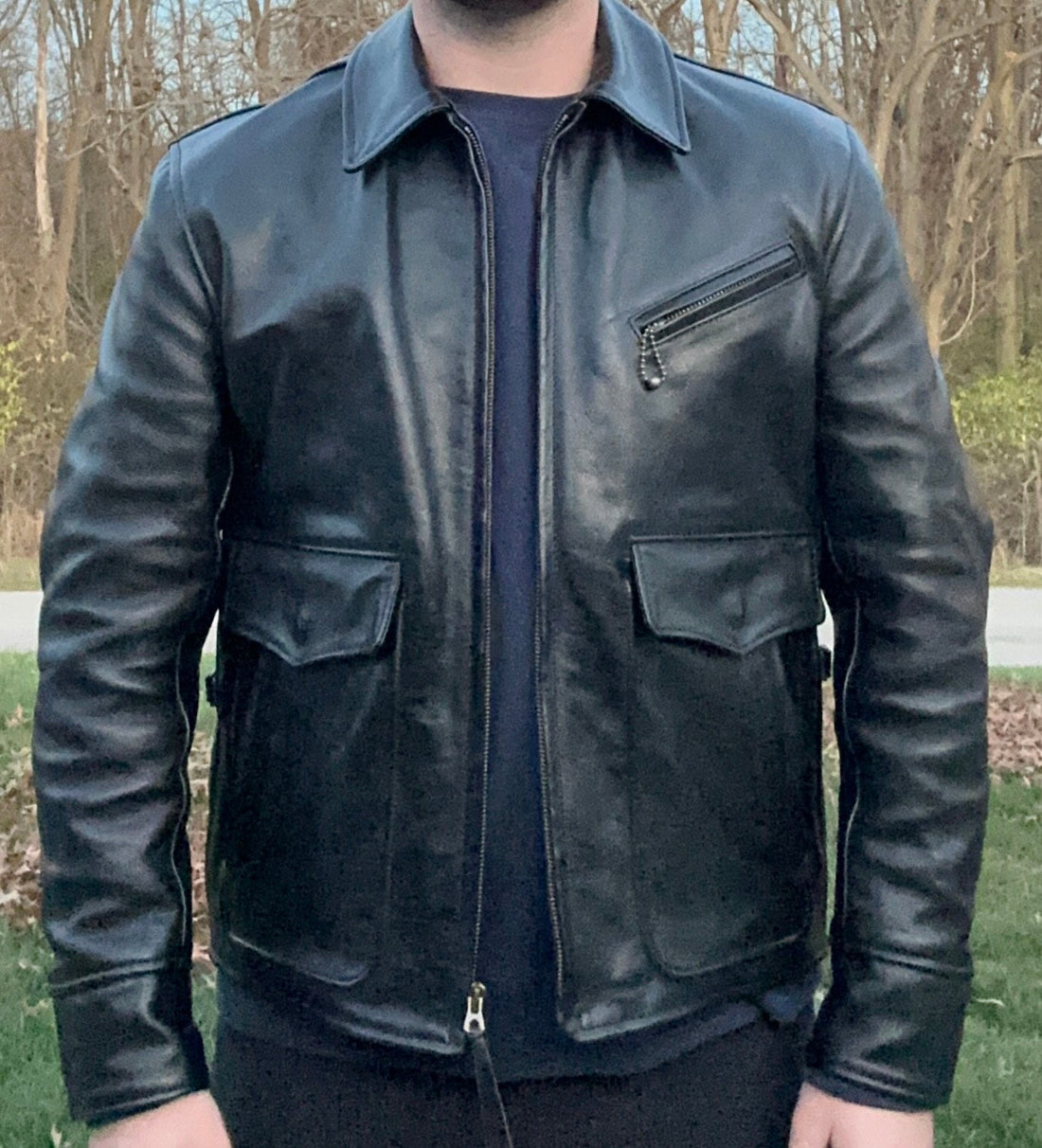 Custom Trenton Pulsipher Denim Jacket 1/2 Installments