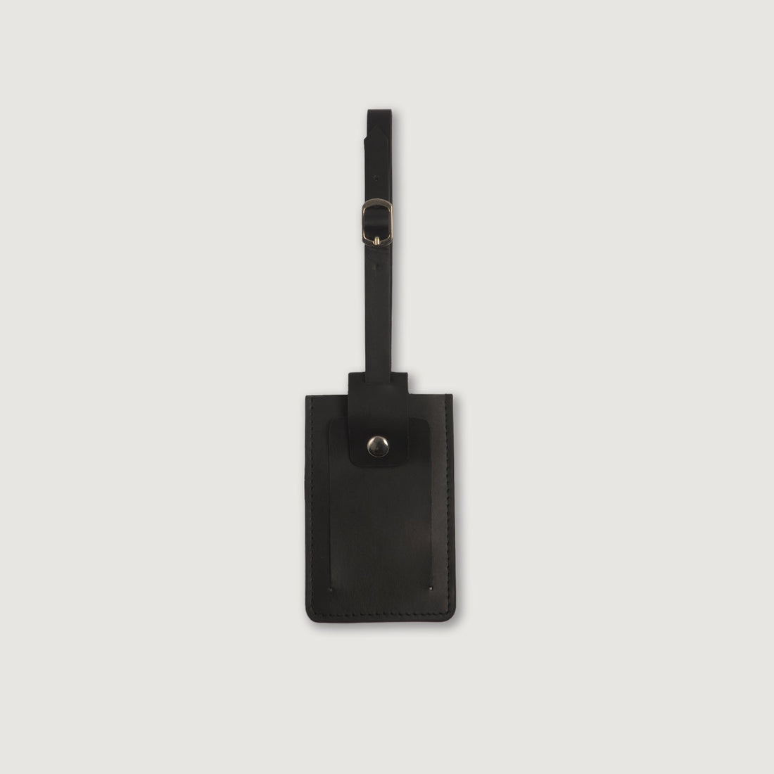 Lumen Brown Leather Luggage Tag