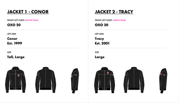Custom Helen Of Troy Air Rolf Black Leather Jacket x 2