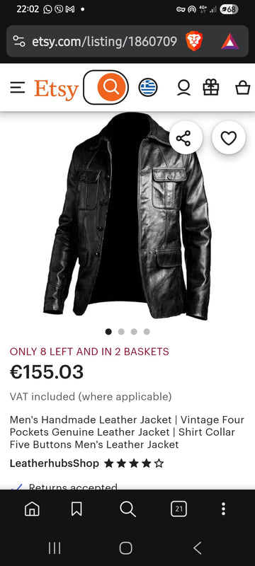 Custom Angelo Leather Jacket