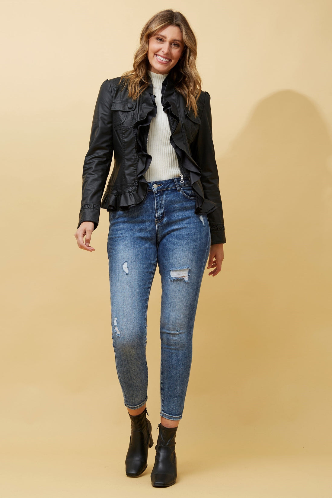 Custom Alison Lobb Leather Jacket 1/2 Installments