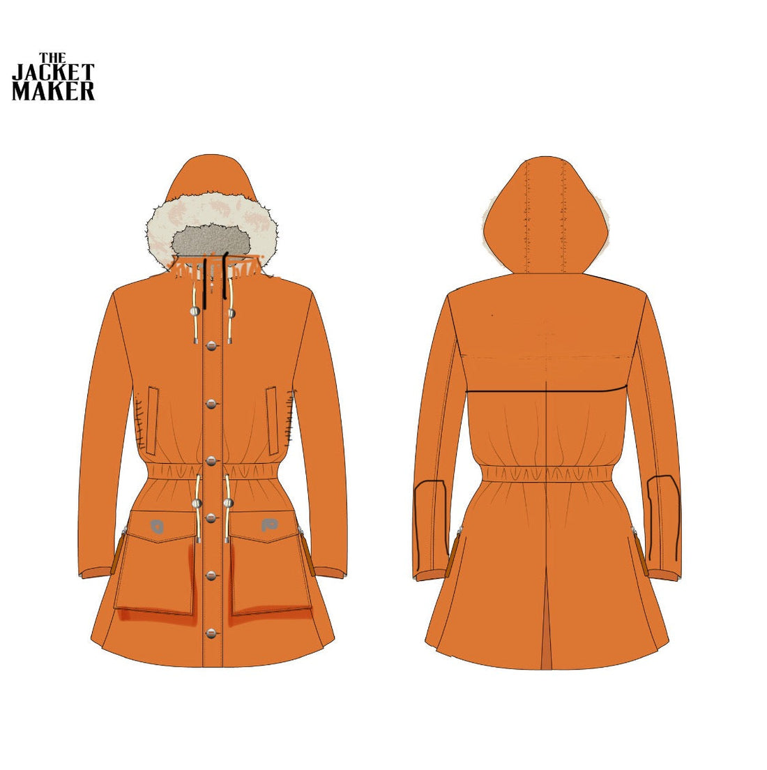 Custom Daniel Pace Cotton Parka Jacket 1/3 Installments
